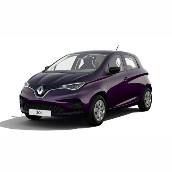 Front 3/4 view of a 2022 Renault Zoe E-Tech electric car